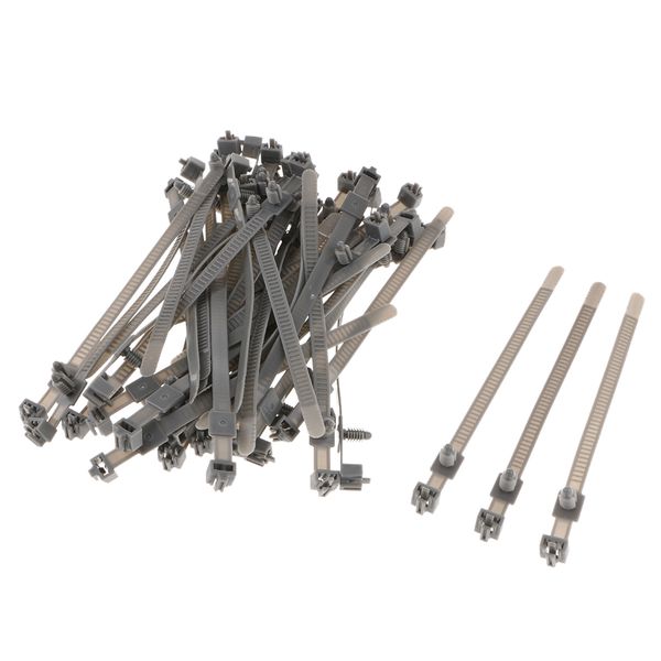 

48 pieces nylon zip ties flexible strong cord wrap 170mm for home office