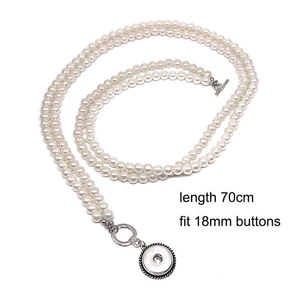 

мода сменный металл сердце имбирь кристалл ожерелье 235 fit 18 мм оснастки кнопку ожерелье шарм ювелирные изделия для женщин подарок, Silver