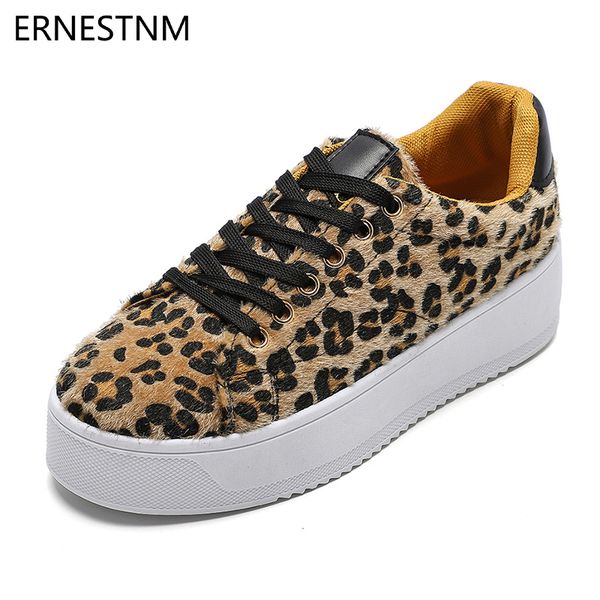 

ernestnm flat shoes women leopard 2020 spring sapato feminino casual loafers flats ballet comfortable ladies zapatos mujer, Black