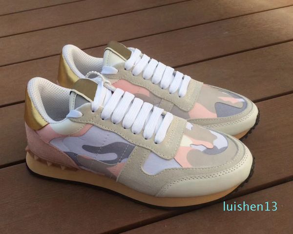 

2019 rockrunner камуфляж тренеры дизайнерская обувь mesh натуральной кожи combo rock runner кроссовки для мужчин женщин резиновой подошвой с, Black