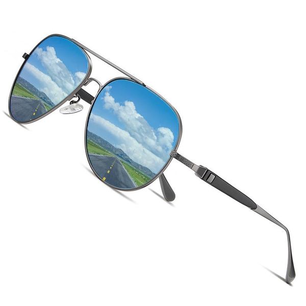 

aofly brand design pilot sunglasses men polarized metal frame anti-glare mirror lens 2020 fashion fishing sun glasses male uv400 lgirb