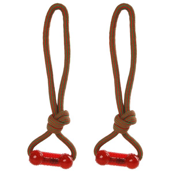 

set of 2 interactive dog toy dog chew toys for teething clean play toys