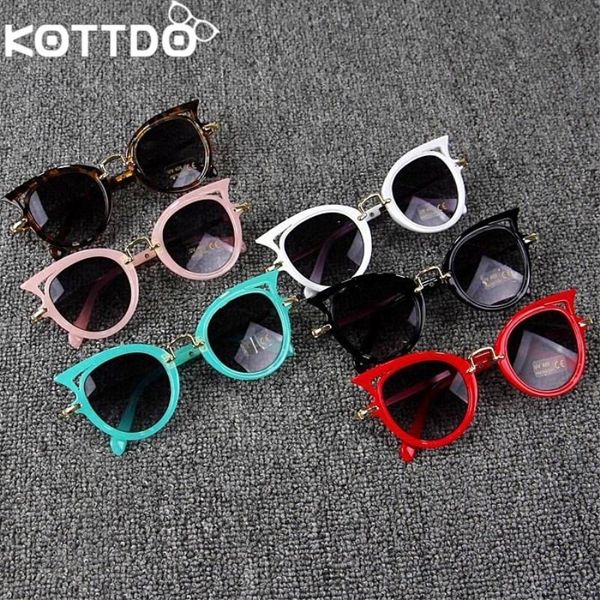 

cute baby cat eye солнцезащитные очки дети животных мультфильм uv400 солнцезащитные очки дети очки очки для girlsboy shades очки okulary rml, Blue