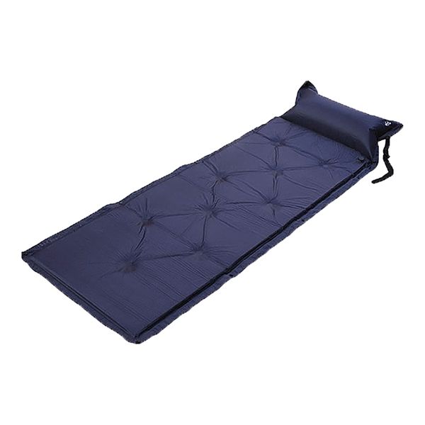 

single self inflating camping roll mat/pad inflatable bed sleeping mattress + bag