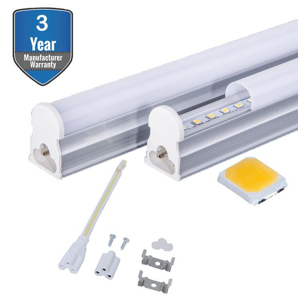 Apparecchio singolo integrato LED T5, luce per negozio di utilità collegabile, luce per garage, sostituzione lampada per tubo fluorescente T5 t8
