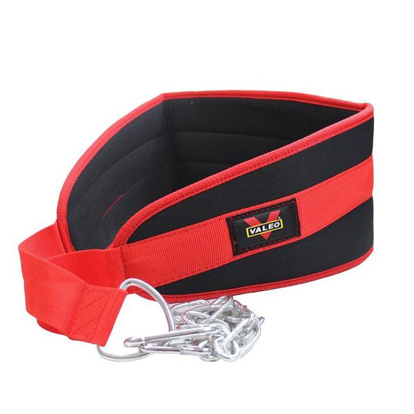 

thick neoprene weight lifting belt with chain dipping belt for pull up chin up kettlebell barbell fitness bodybuilding gym