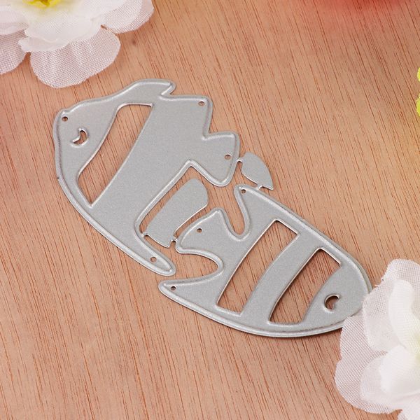 

fishes steel cutting dies stencil scrapbooking template decor embossing tool