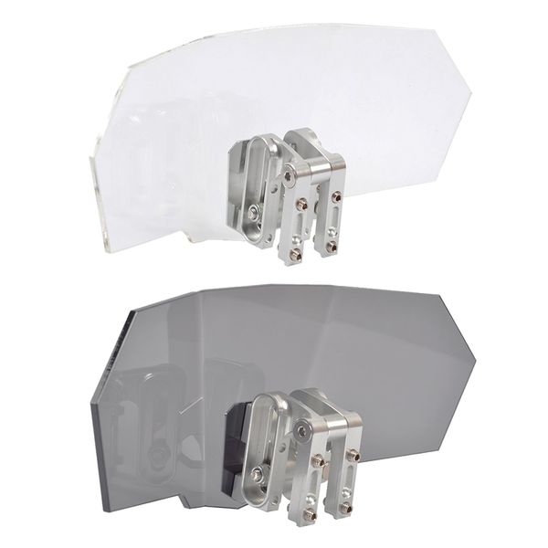 

new motorcycle extension windshield windscreen lens adjustable durable accessories