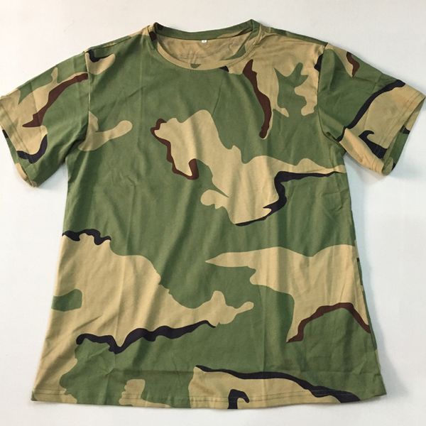 

cotton camouflage men's t-shirt short sleeves for outdoor sports, Camo