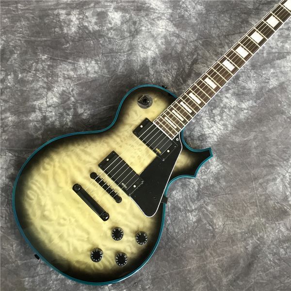 

custom high-quality lp electric guitar, , good sound quality, new style, maple flame.