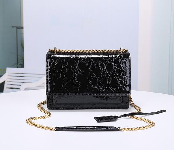 

women designer handbags YL crossbody messenger shoulder bag genuine cowhide leather bags crossbody messenger chain bag 2019 new