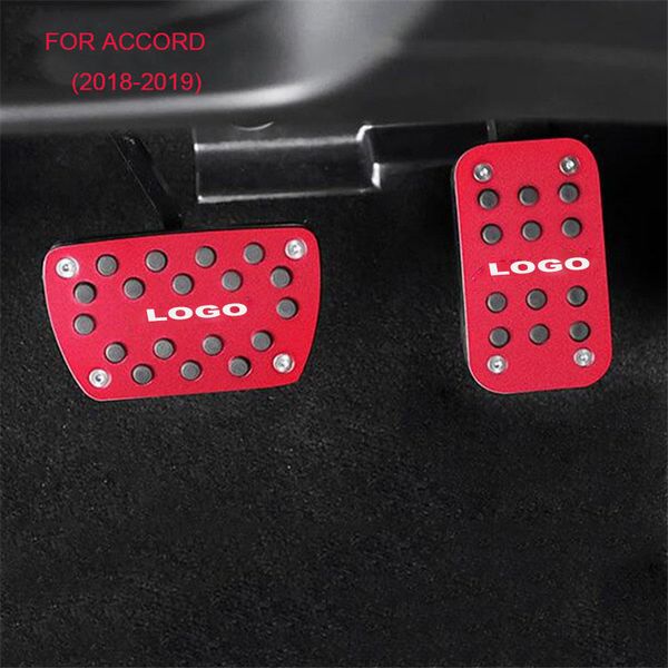 

car styling accelerator gas pedal brake pedal non slip pads cover at for accord 10th 2018 accessories