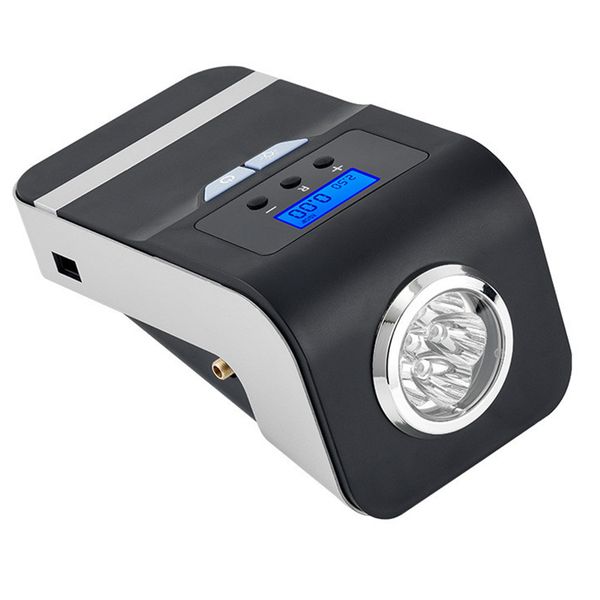 

4 in 1 car air compressor portable car air inflatable pump 12v auto boat digital light