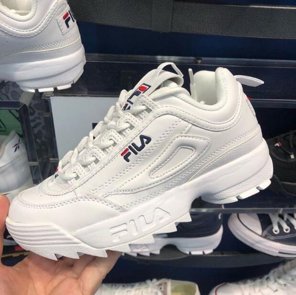 fila disruptor laces
