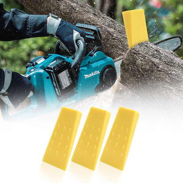 

3pcs 5 inch tree felling wedges for logging falling cutting cleaving chainsaw