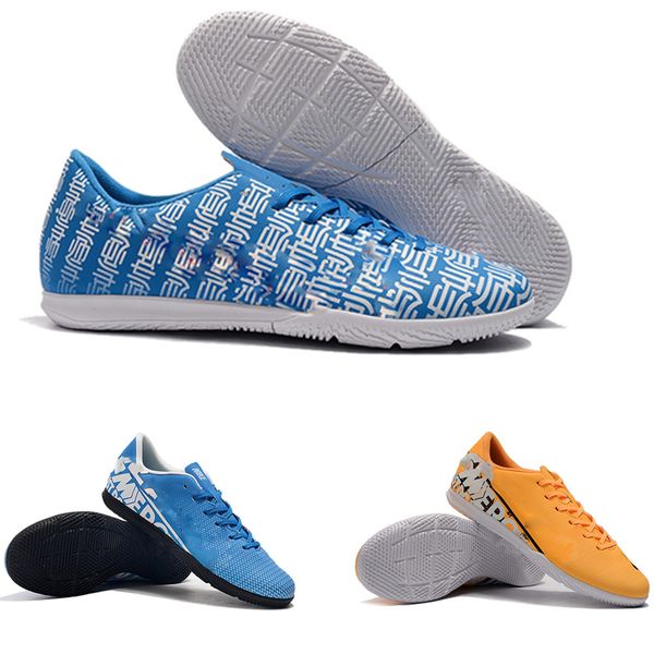 

2020 new mercurial vapors xiii 13 academy tf ic turf indoor men's cristiano ronaldo neymar soccer football shoes cleats boots us 6.5-11