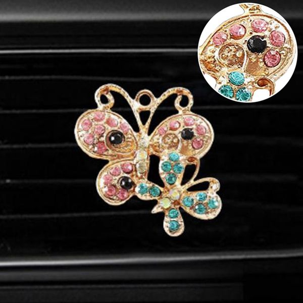 

бабочка rhinestone освежитель воздуха клипа автомобиль парфюм украшение кондиционер выходе автомобили-стилизация автоаксессуары fragrance