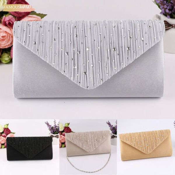 

women evening bag satin bridal diamante ladies day clutch envelope handbag wedding bag lady crossbody mini bag