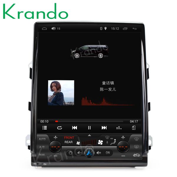

krando android 6.0 10.4" tesla vertical screen car dvd player radio gps multimedia for porsche cayenne 2011-2015 navigation system kd-p