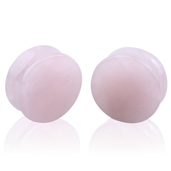 

ear expander ear piercing 1 pair of opalite stone ear plugs tunnels gauges expander body piercing jewelry, Slivery;golden