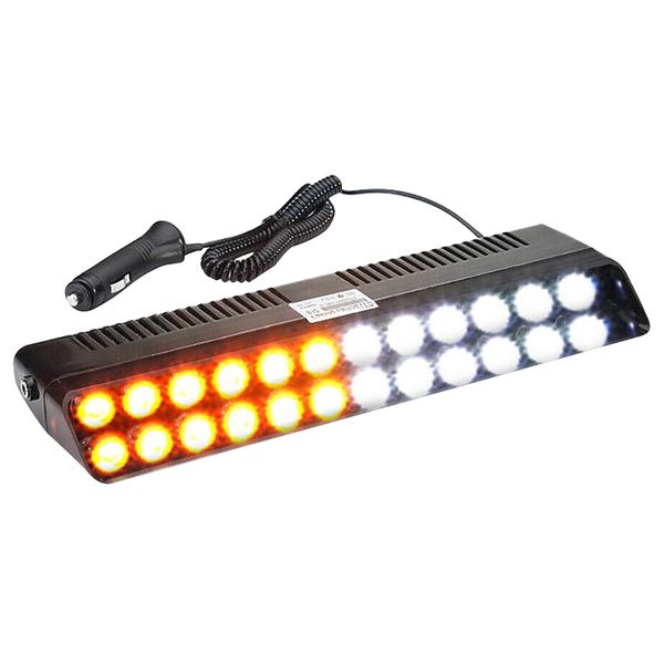 

12 led flash bulb car flash emergency warning light amber white