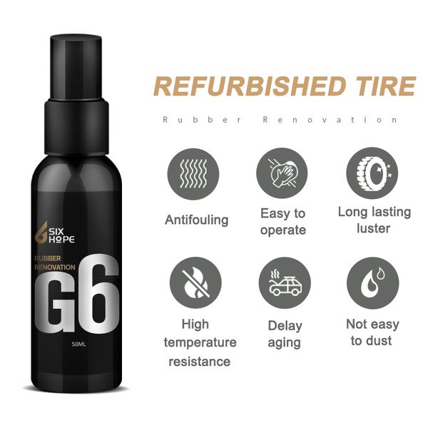 

50ml car tire refurbishing agent antifouling car tire coating spray xr657