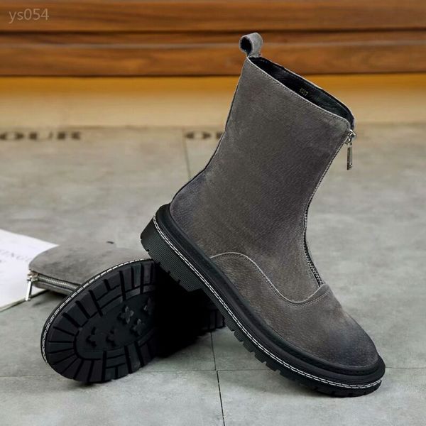 

korean version of leather martin boots women 2019 autumn and winter plus velvet black british style short boots net red retrotrend