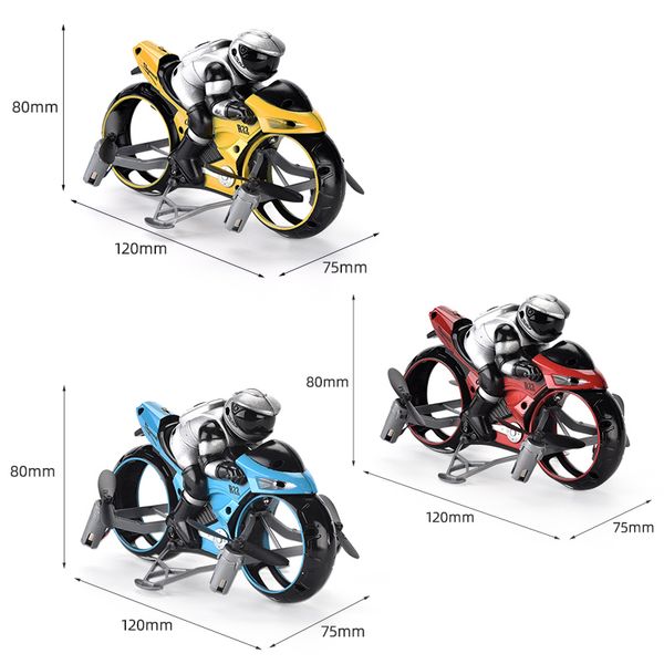 

novel and interesting land and air motorcycle children's toy remote control car rechargeable racing car boys and girls electric toys