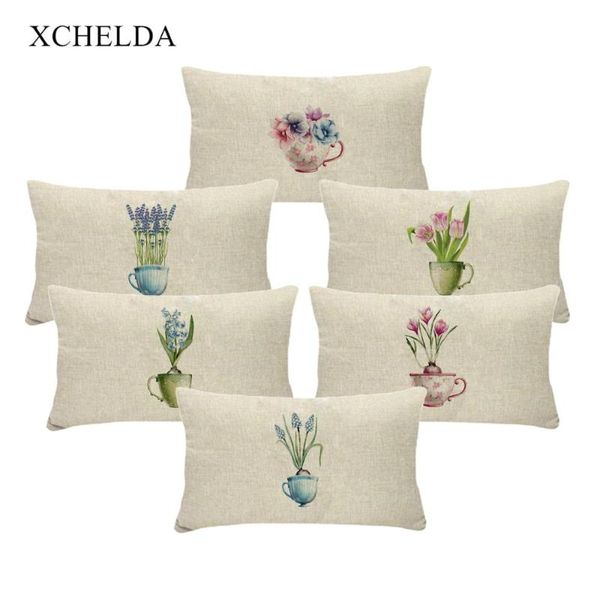 

pillow case cotton vintage holiday pillowcase spring flower pink floral 30*50 for children bedroom fur linen cushion cover