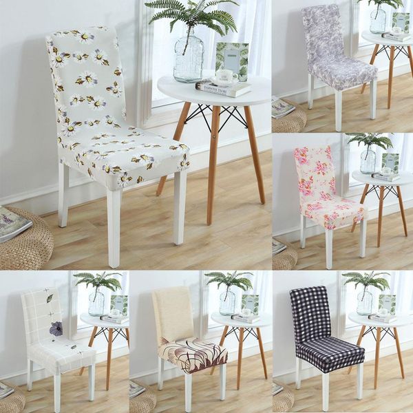 

1pcs chair covers spandex brown sliver elastic chair covers american style for chairs party wedding dinner restaurant