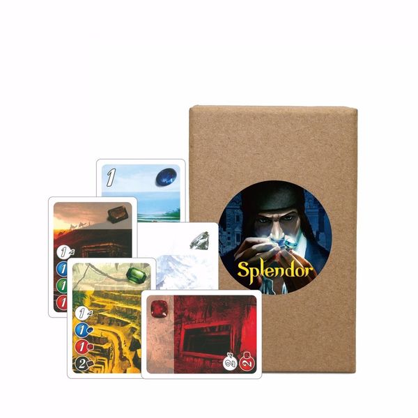 

splendor board game full english version carton box investment & financing family playing cards game y200414