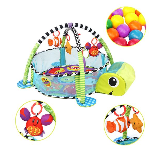 

baby game urine protective mat crawling rug games carpet baby soft toy play frame ( tortoise & lion