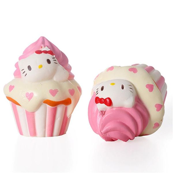 

kawaii kt cat squishy slow восходящая подвески kawaii icecream jumbo мягкая игрушка декомпрессия для сотового телефона сумка ремень подвеска