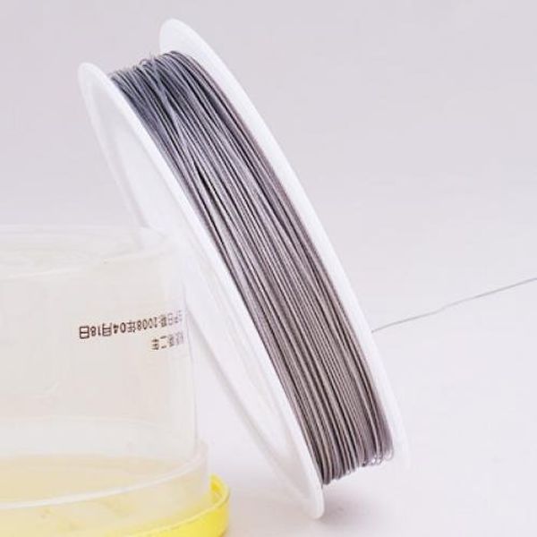 

tiger tail бисероплетение wire craft wire - 80 м / 0.45mm / silver