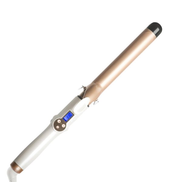 

real electric professional ceramic hair curler lcd curling iron roller curls wand waver fashion styling tools 38mm eu plug