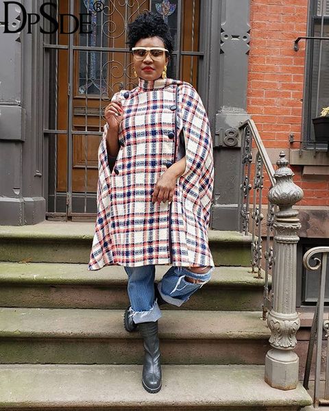 

dpsde мульти препояшь женщины streetwear длинные пальто двойной брестед повседневная keep warm dust coat зима новый 2020 o шеи joker прохлад, Tan;black