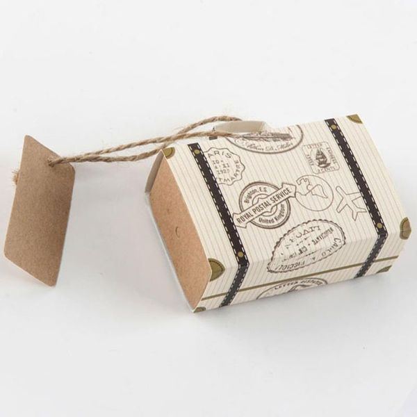 

new creative mini suitcase candy box candy packaging carton wedding gift box event & party supplies wedding favors