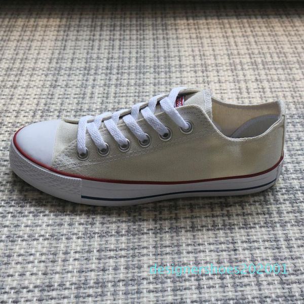 

brand designer 2018 casual shoes star flat canvas shoes high low men women designer sneakers big size d01 d01, Black