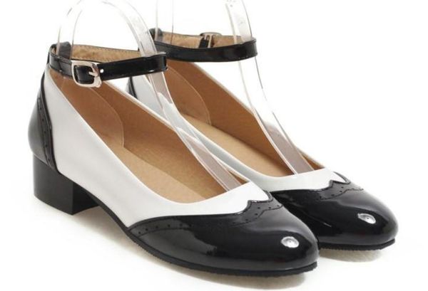 

2019 women's shoes in spring and autumn with new style low heel round head @2603, Black