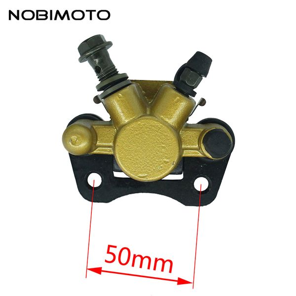

new high performance 50 mm gold disc brakes front brake calipers clamp lower pump motorcycle parts for atv dirt pit bike ds-144