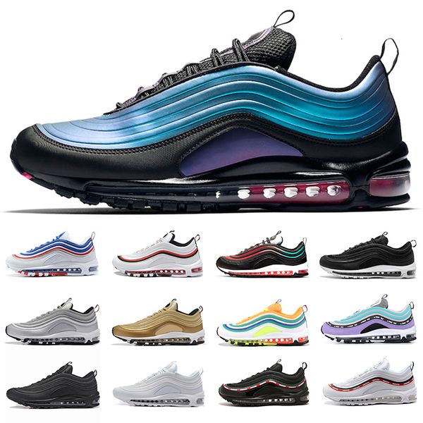 

designer men women running shoes script laser fuchsia neon seoul triple black white game royal mens trainer sports sneakers size 5.5-11