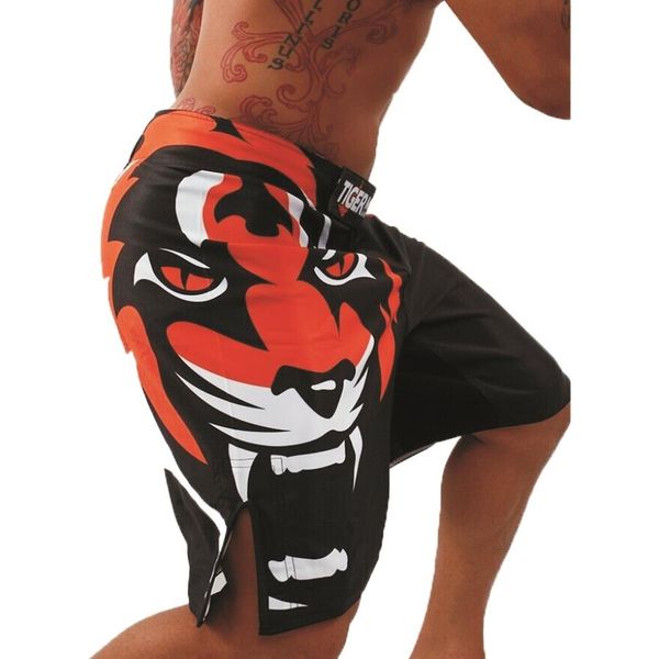 

новый 2015 mma muay thai shorts impression тоти затягивая быстрый сушки пот шорты global fight обучение бесплатная доставка по боксу стволы, Blue