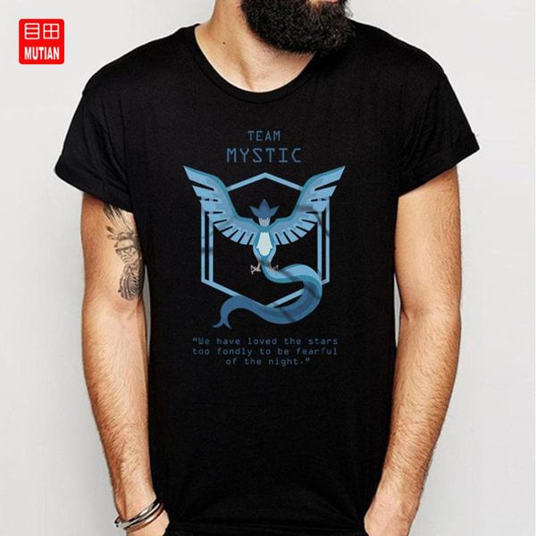 

футболка team mystic articuno, White;black