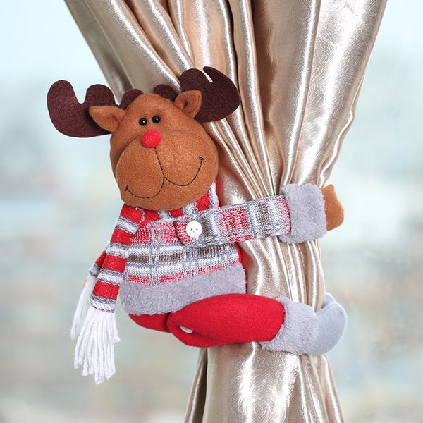 

curtain buckle christmas window decorations cute christmas decor drapes holders cartoon doll curtain buckle