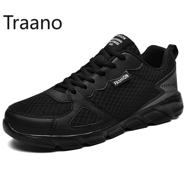 

big size 39-48 breathable 2020 new trend summer mesh sneakers men shoes for male casual lightweight comfort walking sneaker, Black