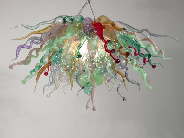 

100% mouth blown ce ul borosilicate murano glass dale chihuly art new style discount contemporary chandeliers