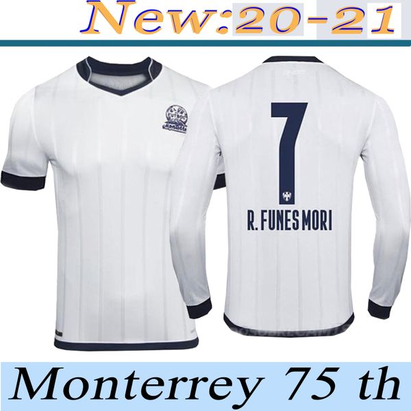

rayados де монтеррей 2020 75 лет celeberates футбол джерси 75-летний юбилей 75 лет рубашки футбола лучшие качества таиланд, Black;yellow