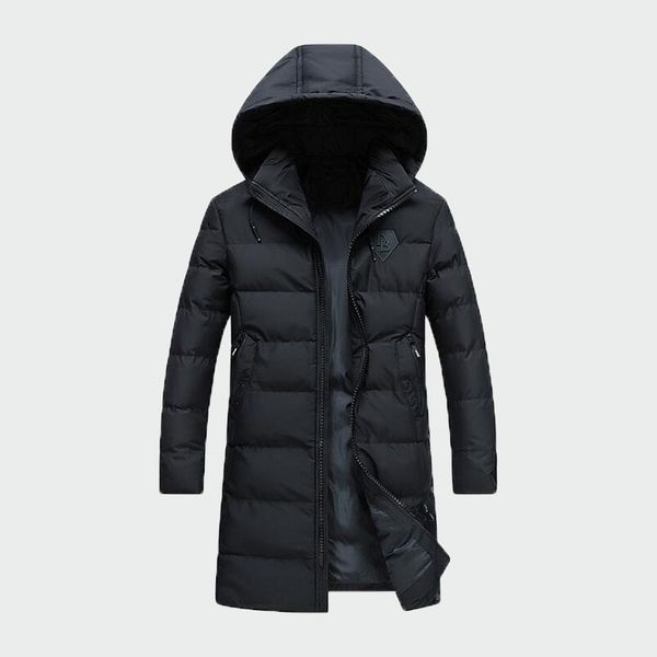 

men's trench coats 2021 winter fashion jacket men thick warm waterproof long coat parkas windproof hooded outerwear 4xl ml273, Tan;black