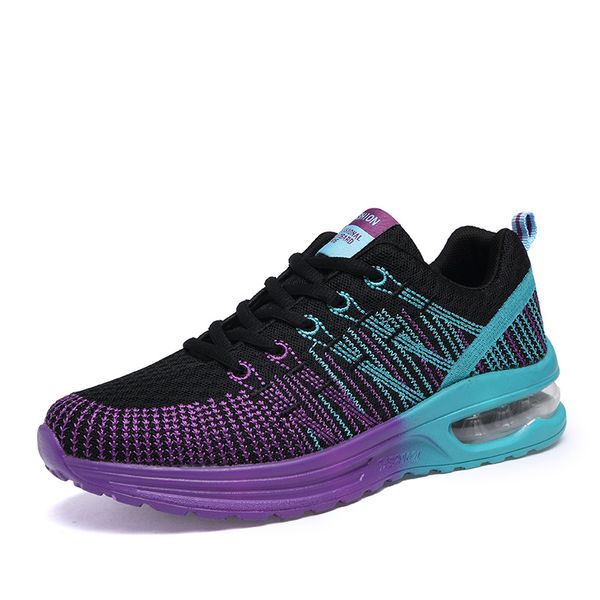 

direct marketing breathable female students round head wedges non-slip lightweight single shoes cushioning cushion running shoes