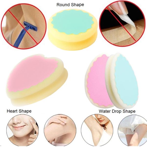 

magic painless sponge hair removal depilation sponge pad remove hair remover effective epilator facial body hair remover tool for arm leg